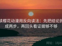 读樱花动漫用反向读法：先把结论拆成两步，再回头看证据够不够